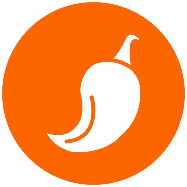 Diseño vectorial estilo de icono de salpicadura de pimienta