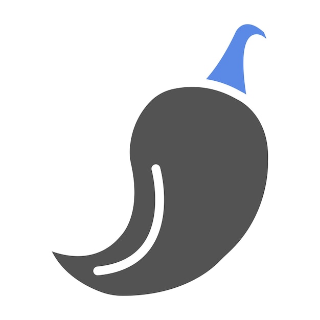 Diseño vectorial estilo de icono de salpicadura de pimienta