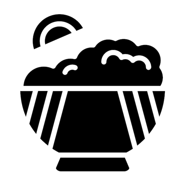 Diseño vectorial de estilo de icono de salsa