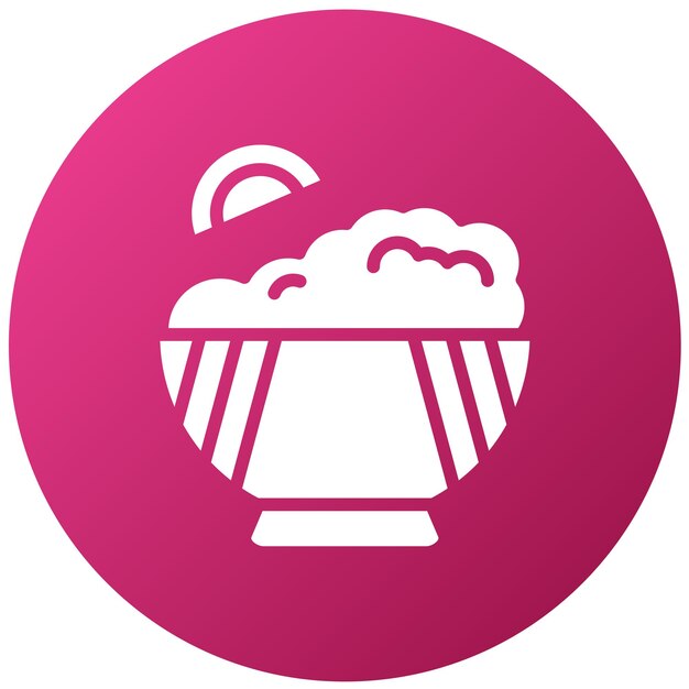 Diseño vectorial de estilo de icono de salsa