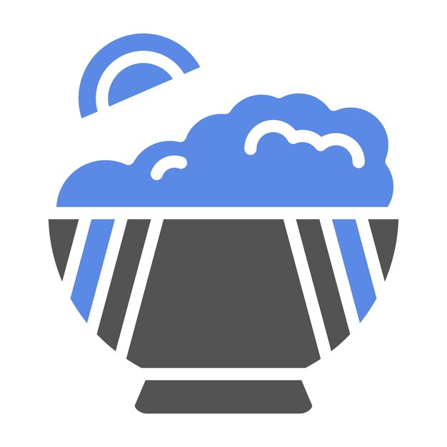 Diseño vectorial de estilo de icono de salsa
