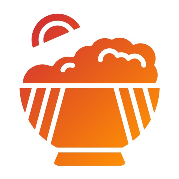 Diseño vectorial de estilo de icono de salsa