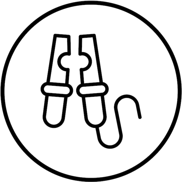 Diseño vectorial Estilo del icono de salto