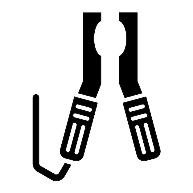 Diseño vectorial Estilo del icono de salto