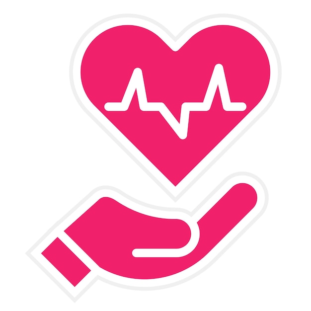 Diseño vectorial Estilo de icono de salud y bienestar