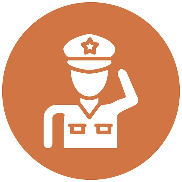 Diseño vectorial de estilo de icono de saludo