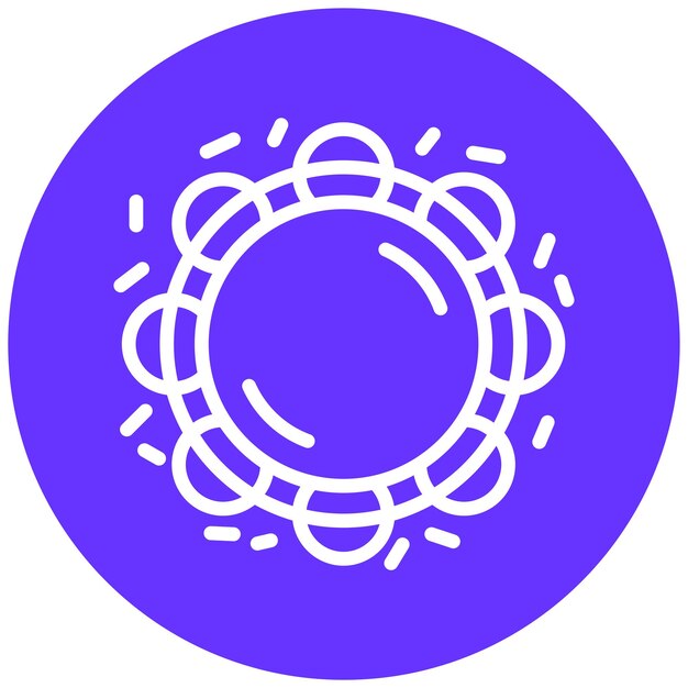 Diseño vectorial Estilo de icono de Samba