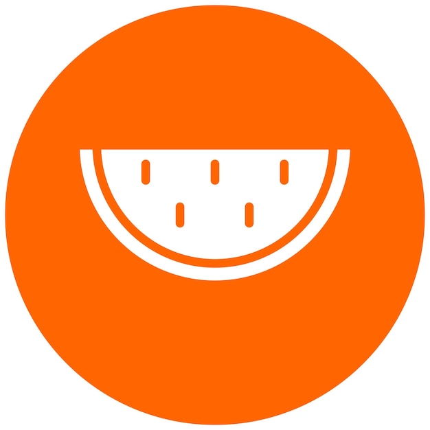 Diseño vectorial Estilo del icono de la sandía