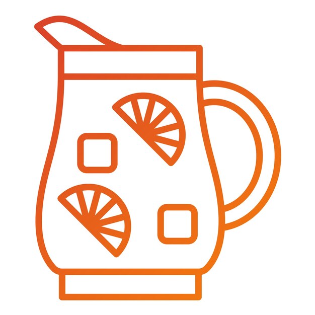 Diseño vectorial Estilo de icono Sangria