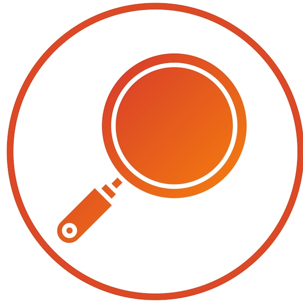 Diseño vectorial Estilo del icono de la sartén