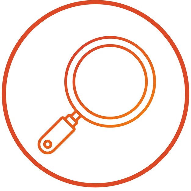 Diseño vectorial Estilo del icono de la sartén