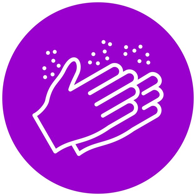 Diseño vectorial Estilo de icono satisfecho