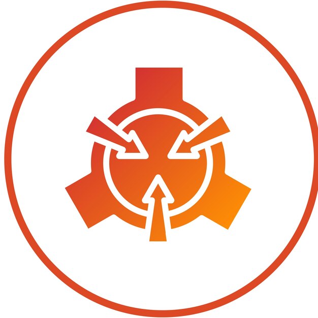 Diseño vectorial Estilo del icono SCP