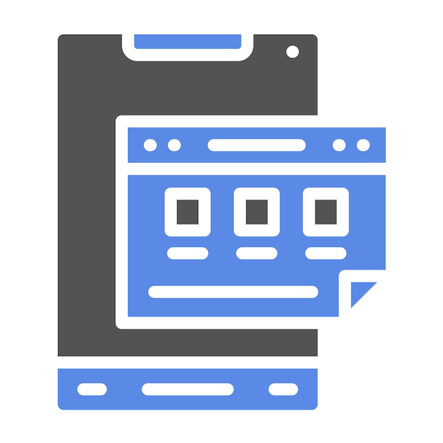 Diseño vectorial Estilo del icono Screenpop