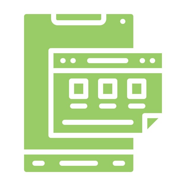 Diseño vectorial Estilo del icono Screenpop