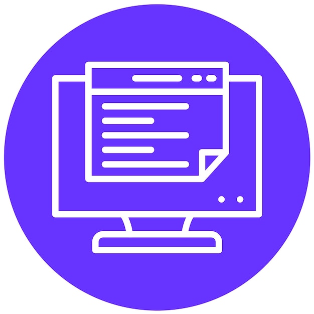 Diseño vectorial Estilo del icono Screenpop