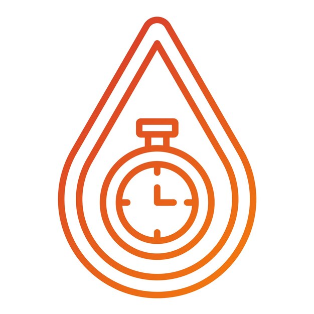 Diseño vectorial Estilo de icono de secado rápido
