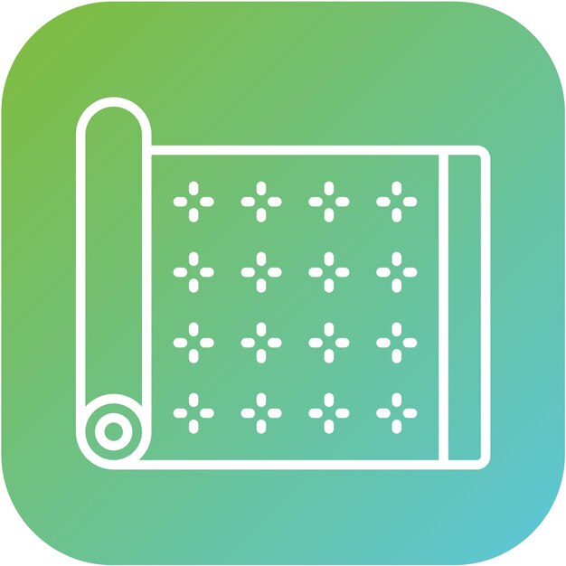 Diseño vectorial de estilo de icono de seda