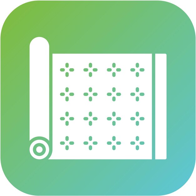 Diseño vectorial de estilo de icono de seda