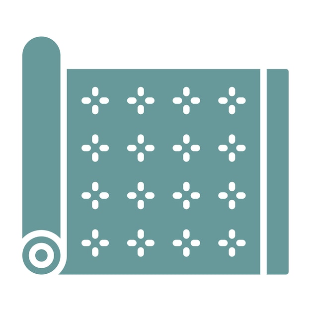 Diseño vectorial de estilo de icono de seda