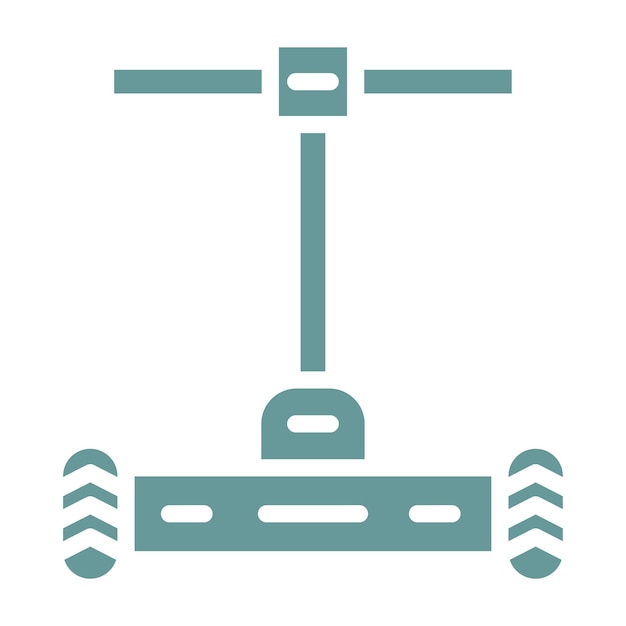 Diseño vectorial del estilo del icono del Segway