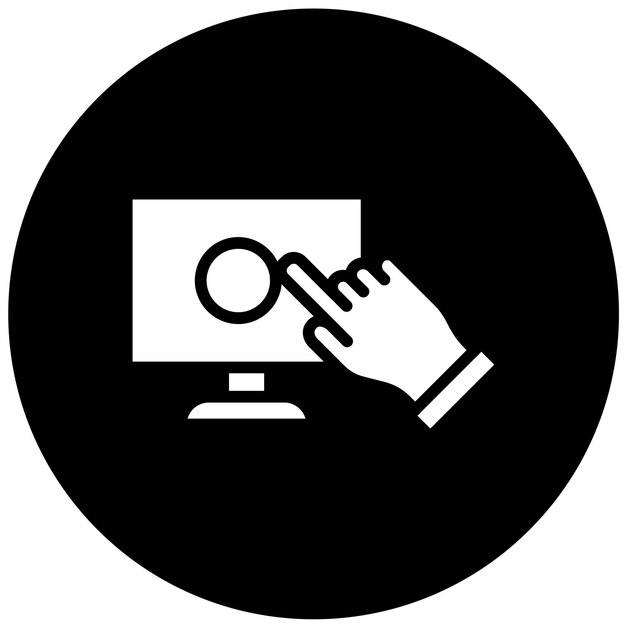 Diseño vectorial Estilo del icono de selección activa