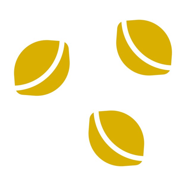 Diseño vectorial de estilo de icono de semilla de cáñamo