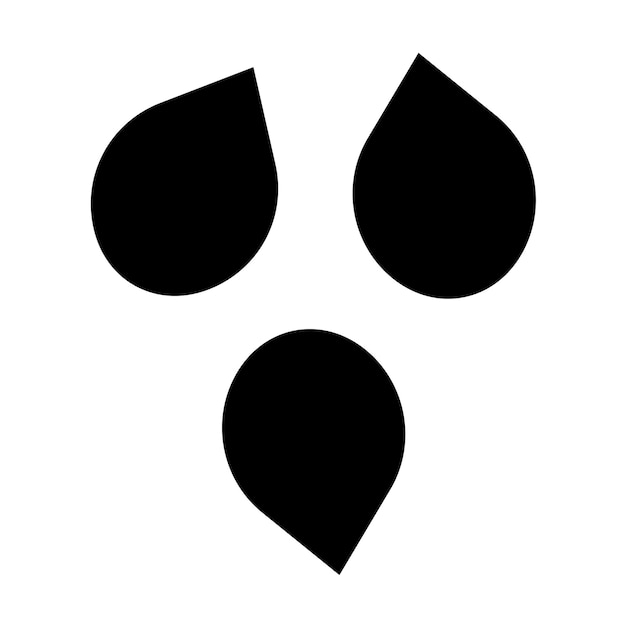 Diseño vectorial del estilo del icono de las semillas de sésamo