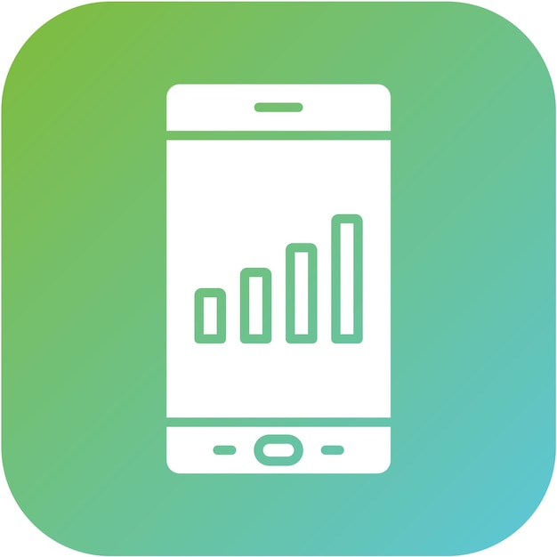 Diseño vectorial Estilo del icono de la señal del teléfono