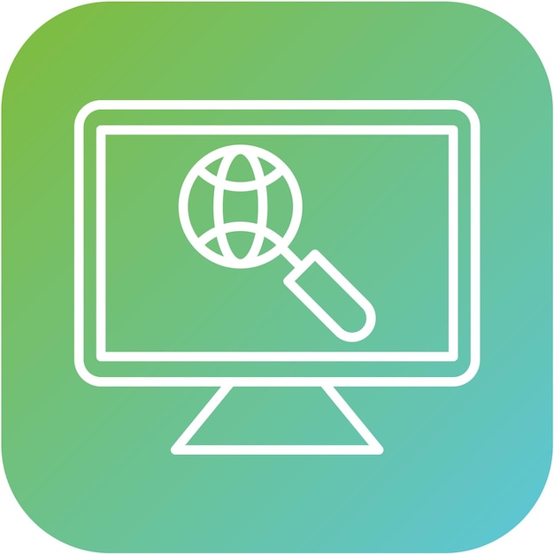 Diseño vectorial de estilo de icono Seo