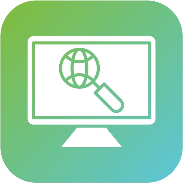 Diseño vectorial de estilo de icono Seo