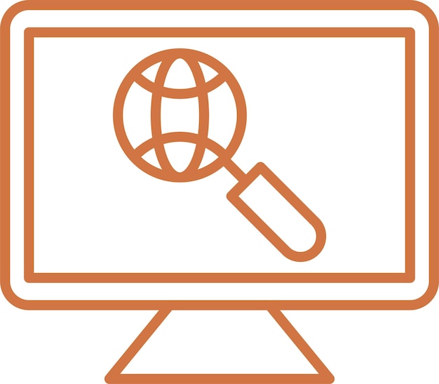 Diseño vectorial de estilo de icono Seo