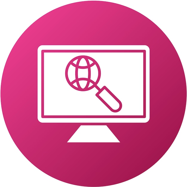 Diseño vectorial de estilo de icono Seo