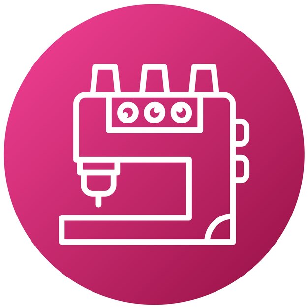 Diseño vectorial Estilo de icono de Serger