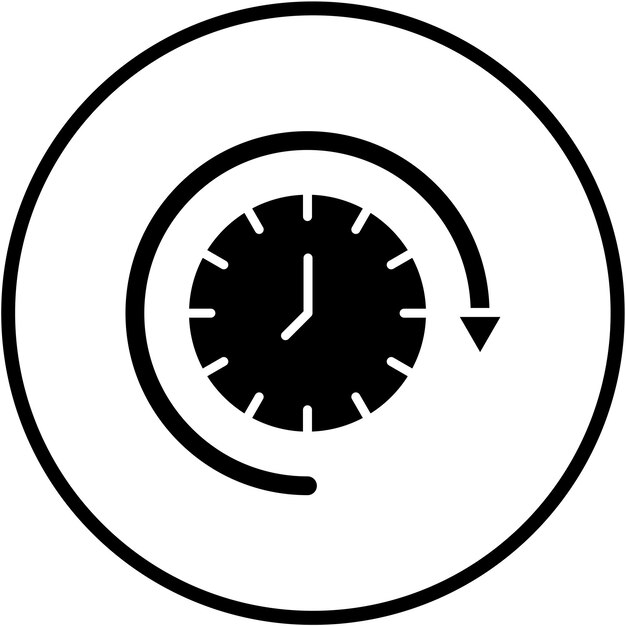 Diseño vectorial Estilo de icono de servicio completo