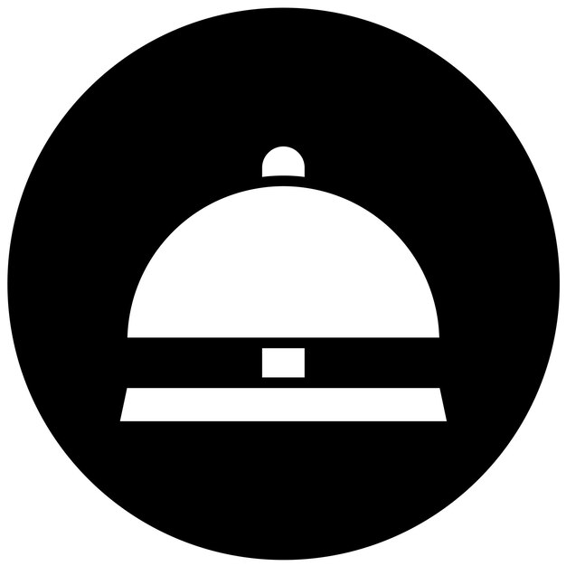 Diseño vectorial Estilo de icono de servicio de conserje gratuito