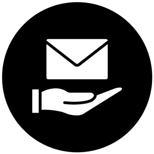 Diseño vectorial Estilo del icono del servicio de correo electrónico