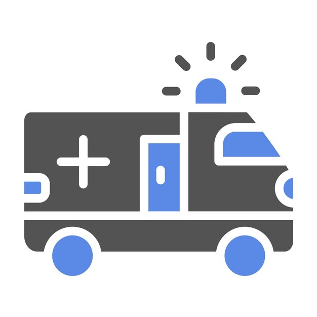Diseño vectorial Estilo de icono de servicio de emergencia en carreteras