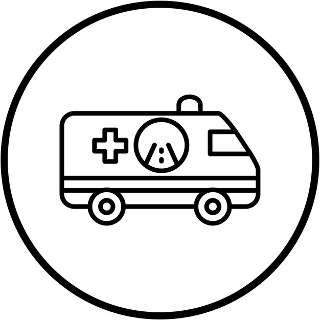 Diseño vectorial Estilo de icono de servicio de emergencia en carreteras