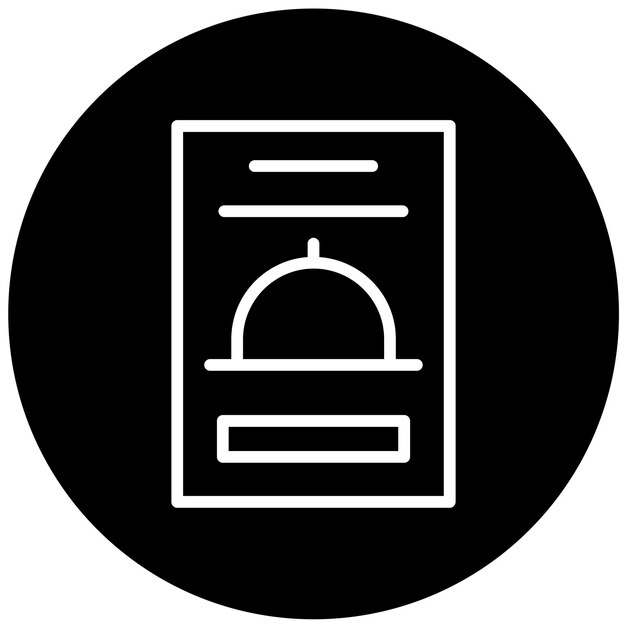 Diseño vectorial Estilo de icono de servicio iniciado por el usuario
