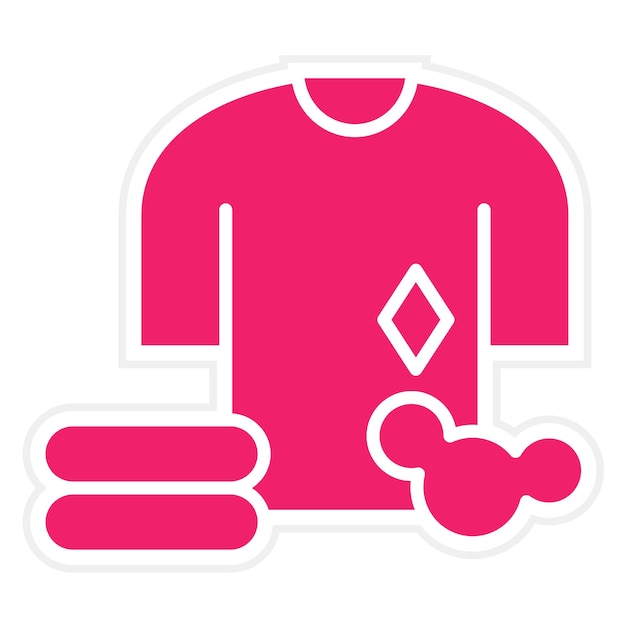 Diseño vectorial Estilo del icono del servicio de lavandería