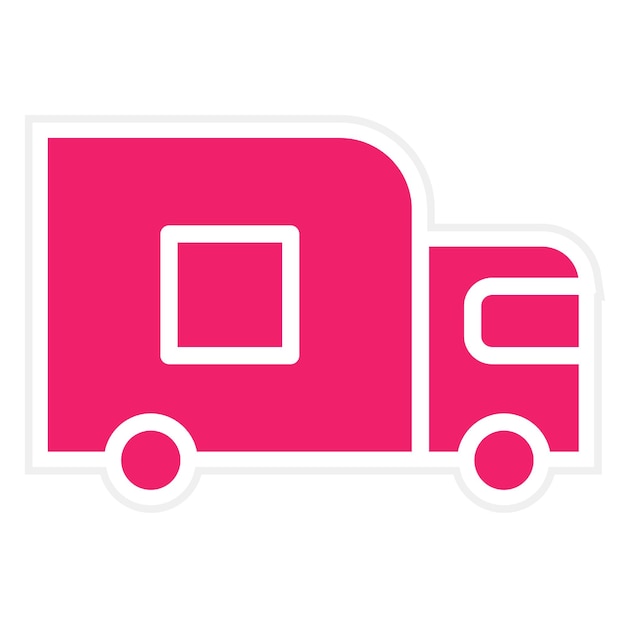 Diseño vectorial Estilo del icono del servicio de mensajería