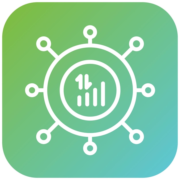 Diseño vectorial Estilo de icono de servicio múltiple