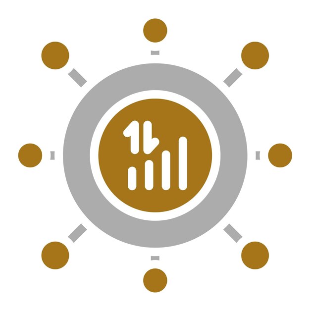 Diseño vectorial Estilo de icono de servicio múltiple