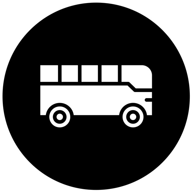 Diseño vectorial Estilo del icono del servicio de transbordador