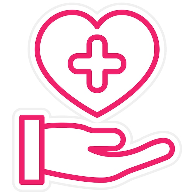 Diseño vectorial Estilo de icono de servicios médicos