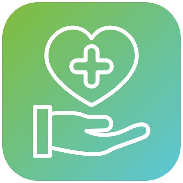 Diseño vectorial Estilo de icono de servicios médicos