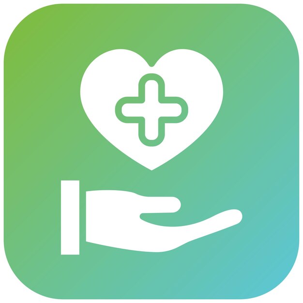 Diseño vectorial Estilo de icono de servicios médicos