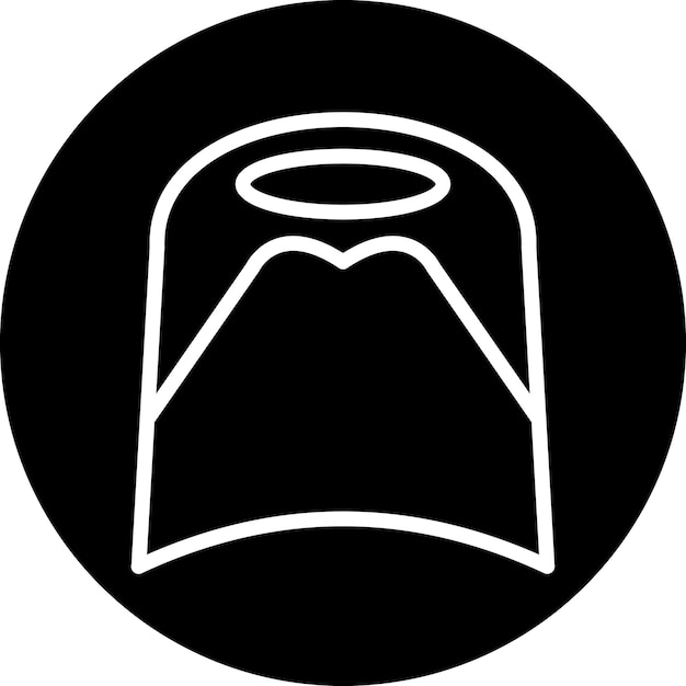 Diseño vectorial estilo de icono Shemagh