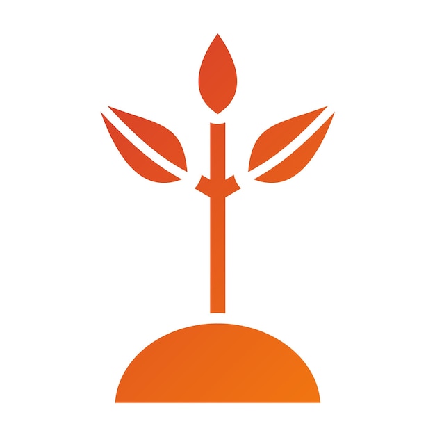 Diseño vectorial Estilo del icono de siembra